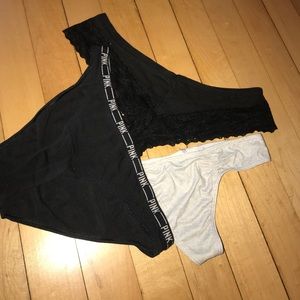 Lot of 3 women’s panties xs and s PINK